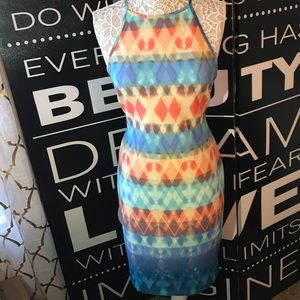 Multi Color Bodycon Dress